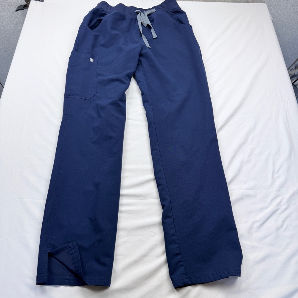 Figs Navy Drawstring Jogger Pants Set of 2 - Picture 3 of 14